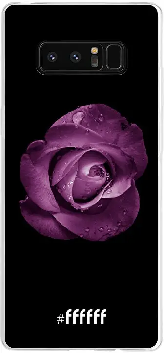 Purple Rose Galaxy Note 8