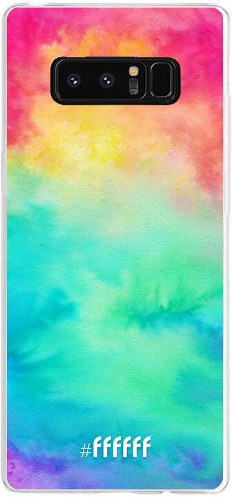 Rainbow Tie Dye Galaxy Note 8