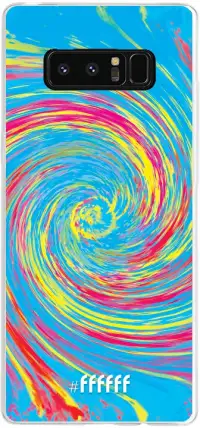 Swirl Tie Dye Galaxy Note 8