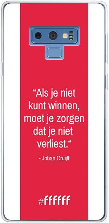 AFC Ajax Quote Johan Cruijff Galaxy Note 9