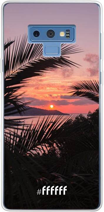 Pretty Sunset Galaxy Note 9