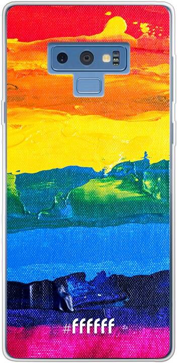 Rainbow Canvas Galaxy Note 9