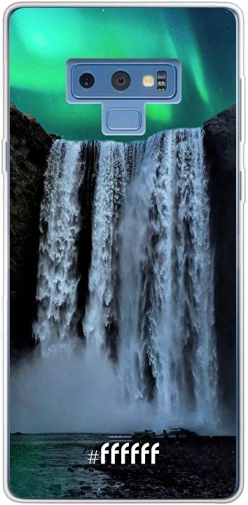 Waterfall Polar Lights Galaxy Note 9
