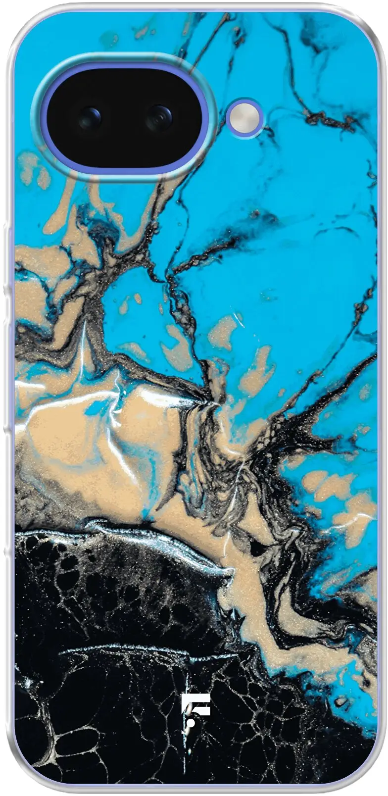 Blue meets Dark Marble Pixel 10A