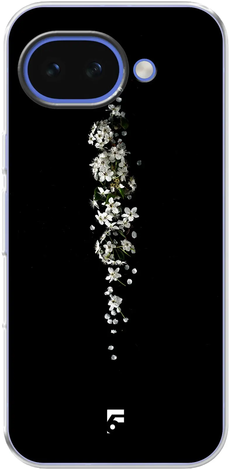 White flowers in the dark Pixel 10A
