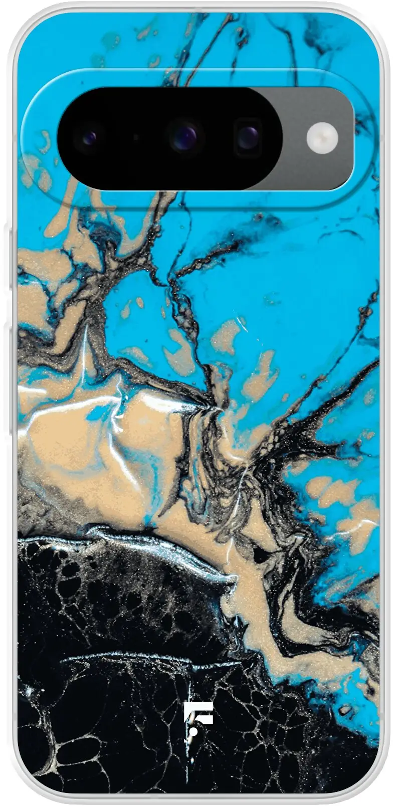 Blue meets Dark Marble Pixel 10