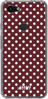 Burgundy Dots Pixel 3a