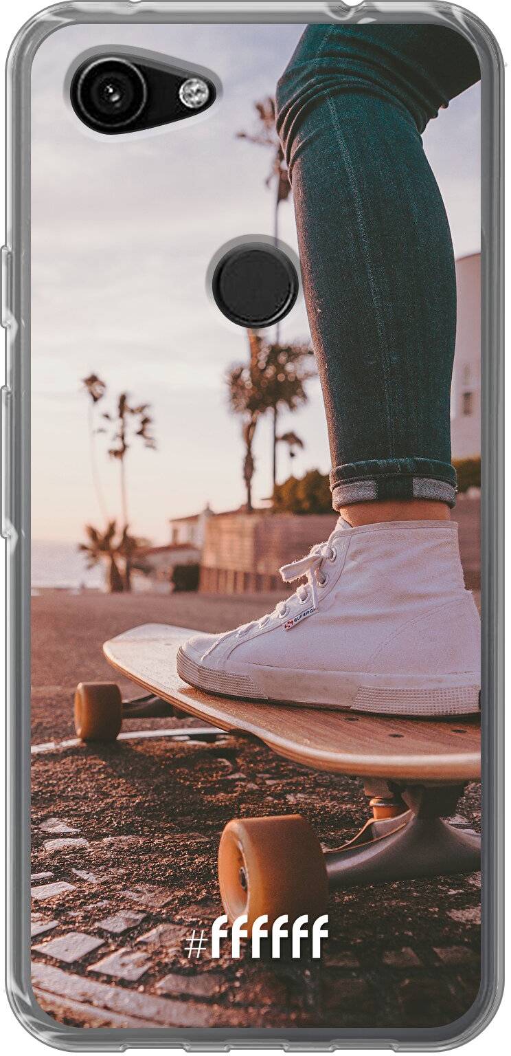 Skateboarding Pixel 3a