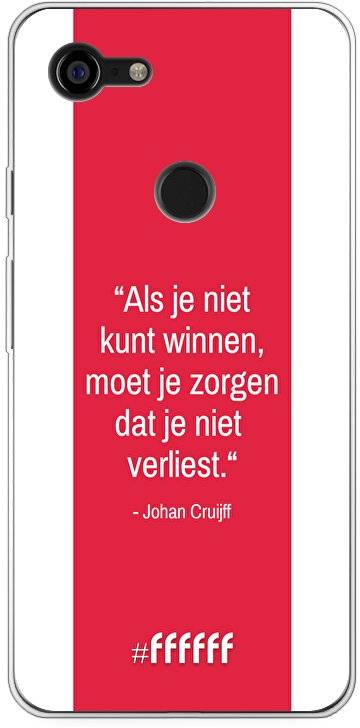 AFC Ajax Quote Johan Cruijff Pixel 3 XL