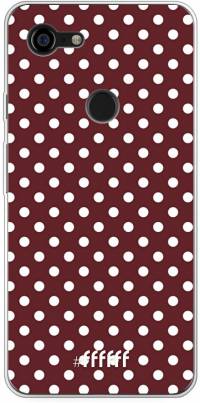 Burgundy Dots Pixel 3 XL