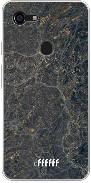 Golden Glitter Marble Pixel 3 XL