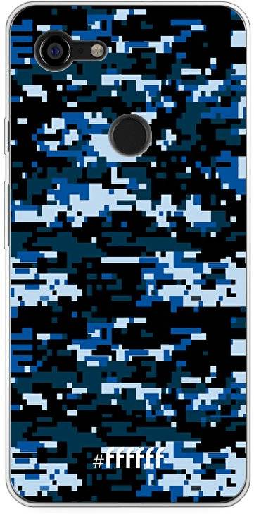Navy Camouflage Pixel 3 XL