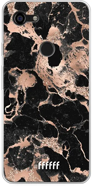 Rose Gold Marble Pixel 3 XL