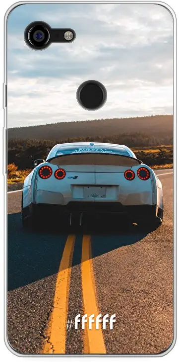 Silver Sports Car Pixel 3 XL