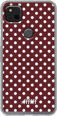 Burgundy Dots Pixel 4a