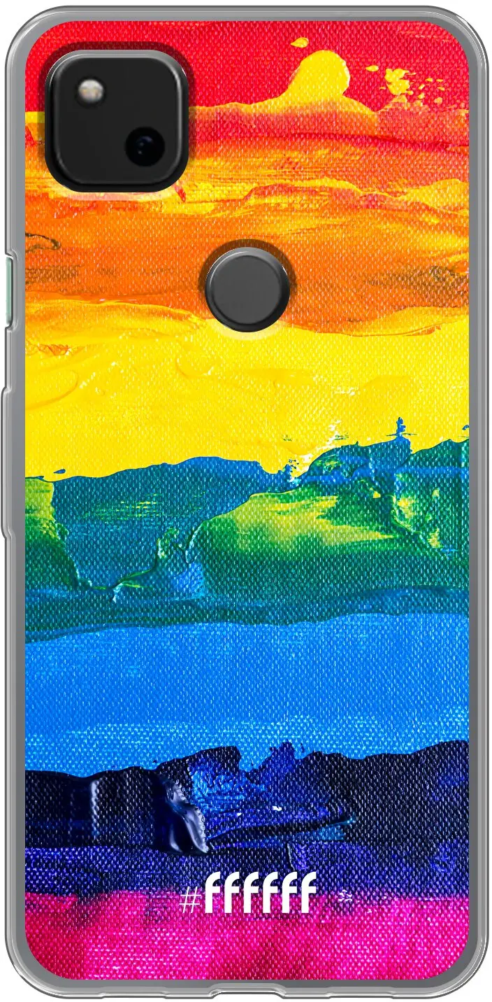 Rainbow Canvas Pixel 4a