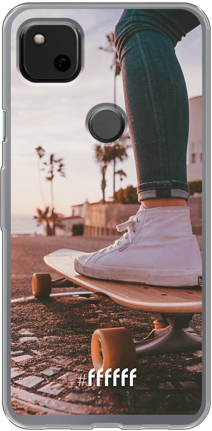 Skateboarding Pixel 4a