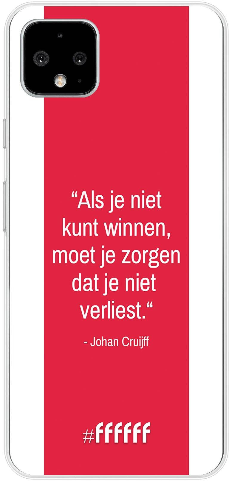 AFC Ajax Quote Johan Cruijff Pixel 4 XL
