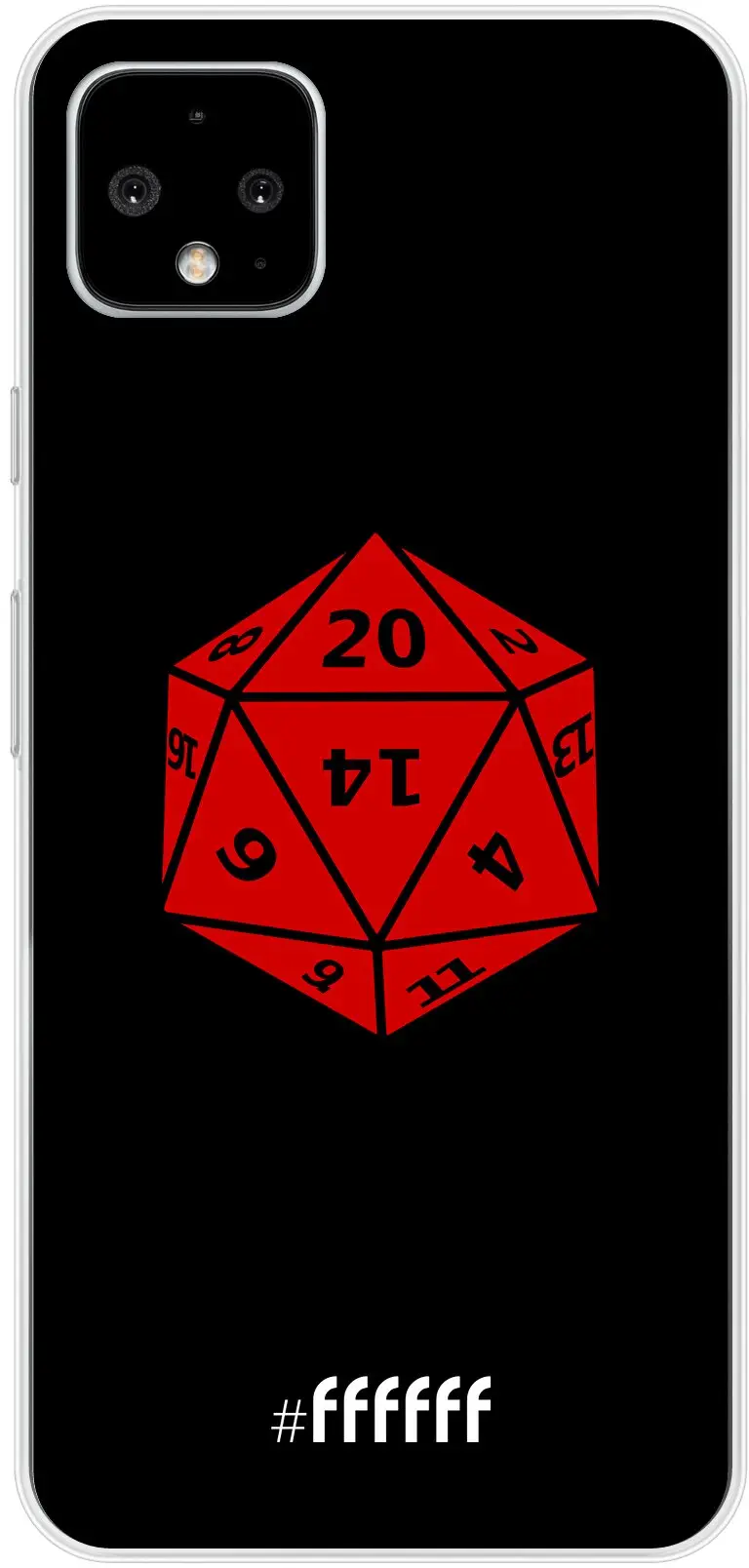 D20 - Black Pixel 4 XL