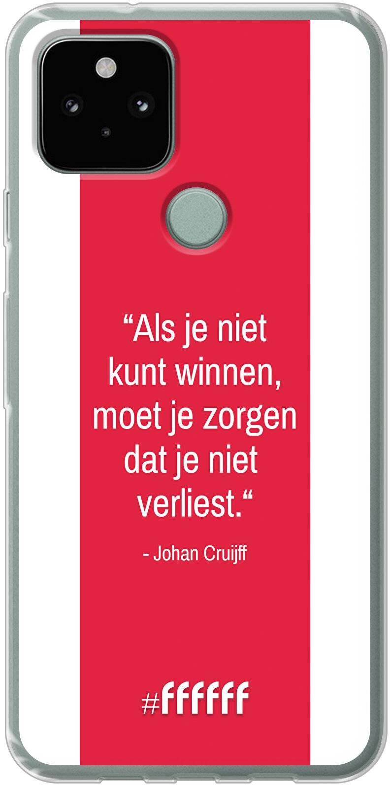 AFC Ajax Quote Johan Cruijff Pixel 5