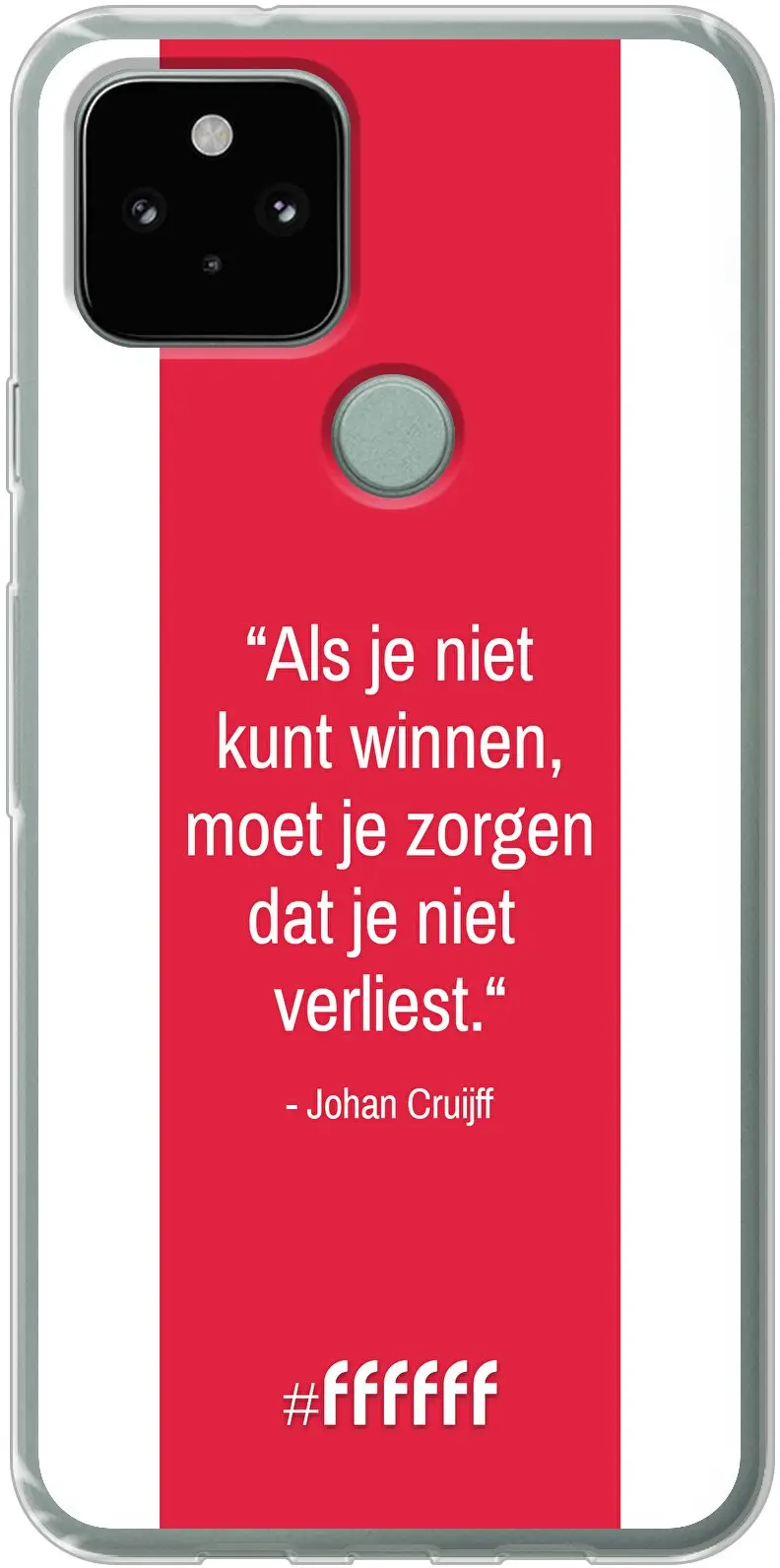 AFC Ajax Quote Johan Cruijff Pixel 5