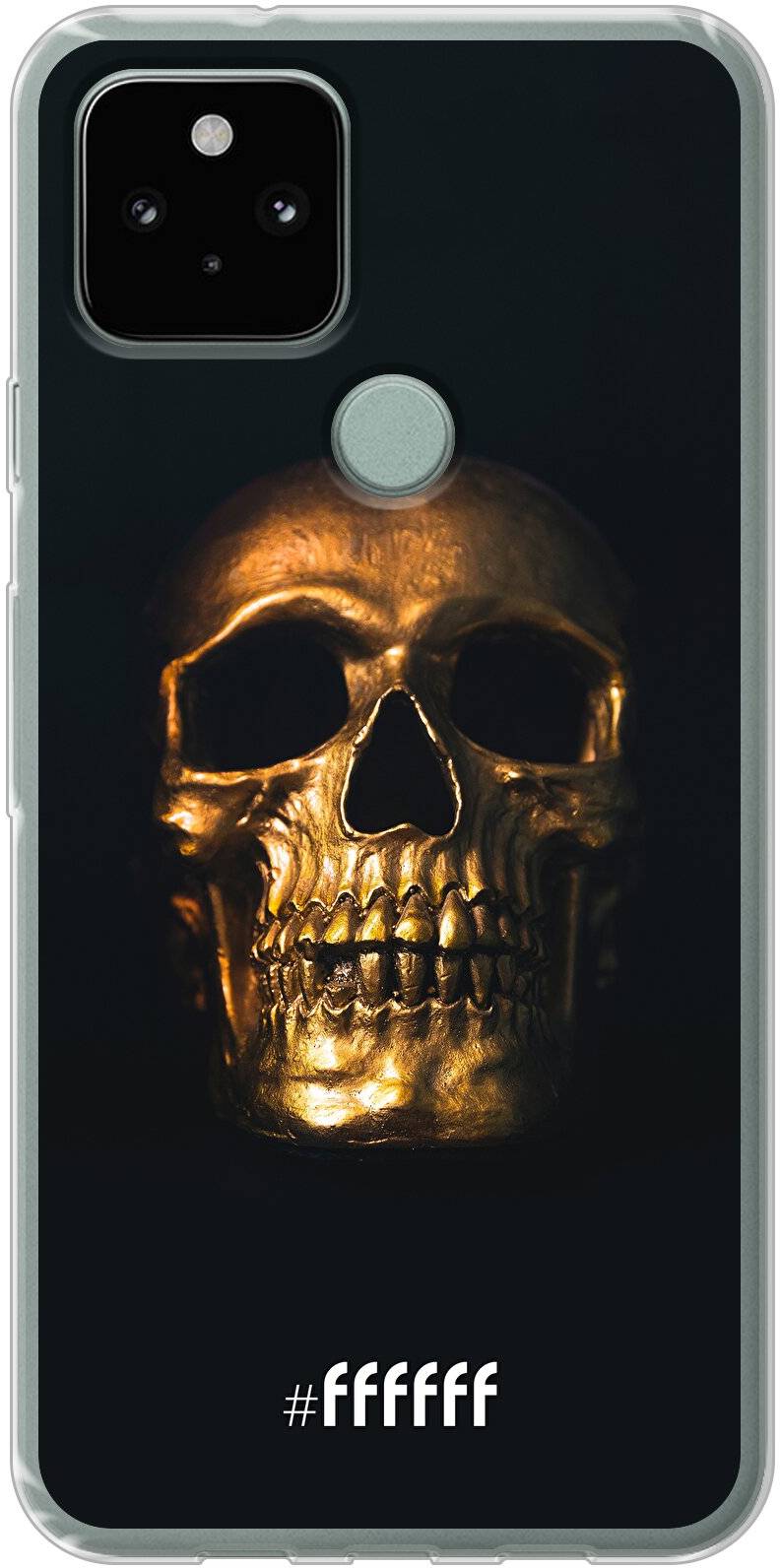 Gold Skull Pixel 5