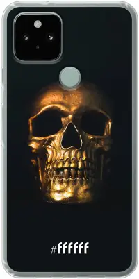 Gold Skull Pixel 5