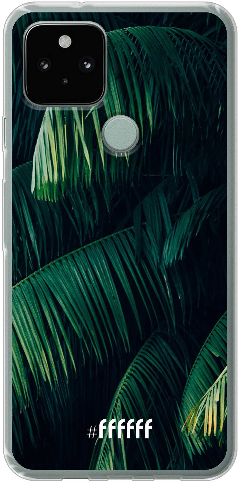 Palm Leaves Dark Pixel 5