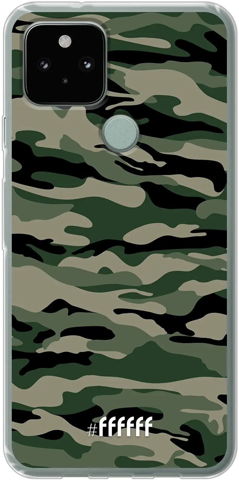 Woodland Camouflage Pixel 5