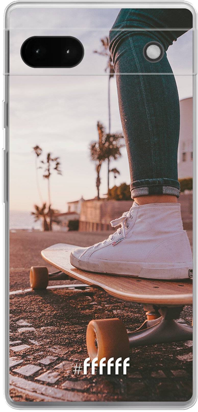 Skateboarding Pixel 6A