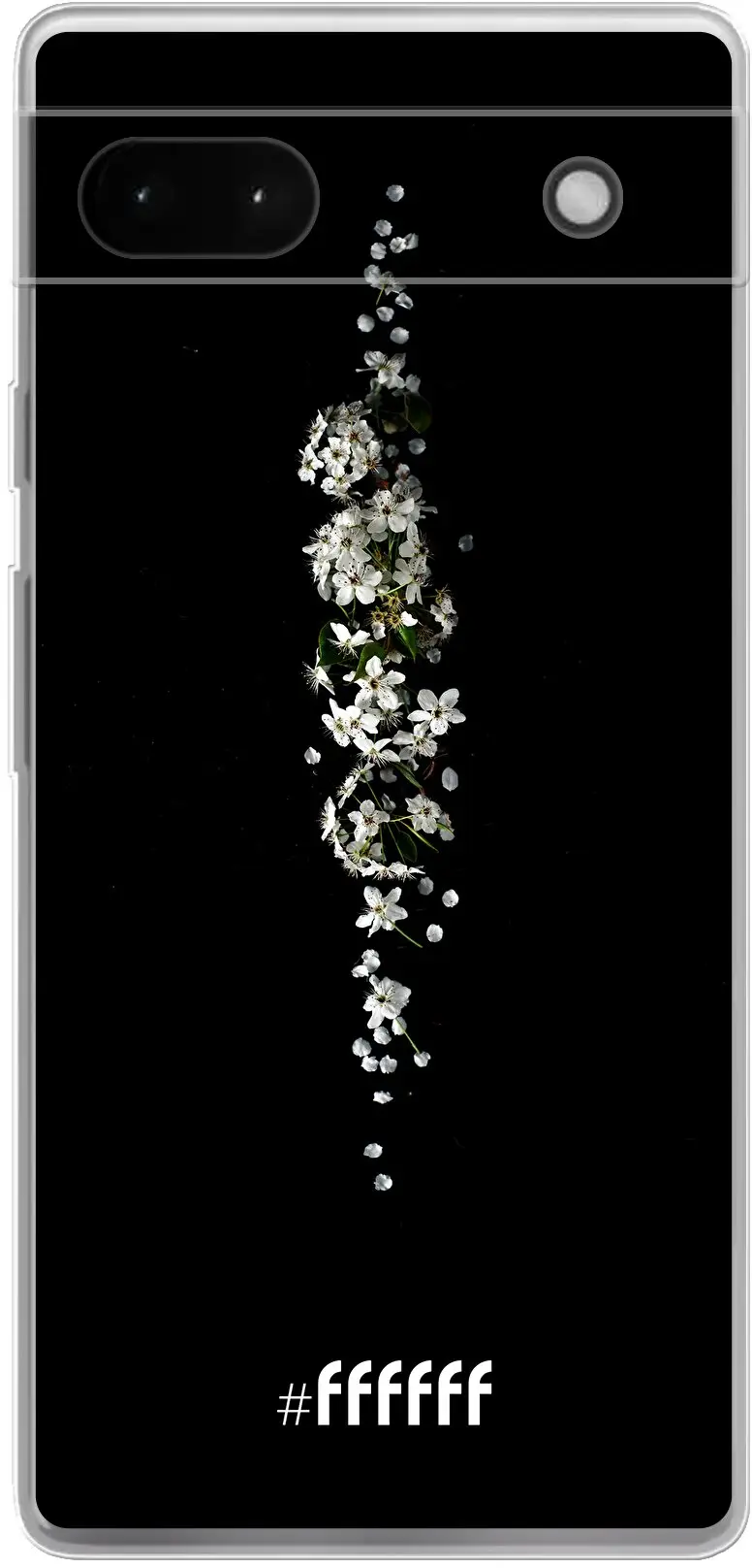 White flowers in the dark Pixel 6A