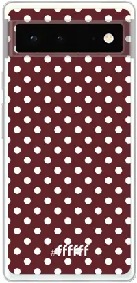 Burgundy Dots Pixel 6