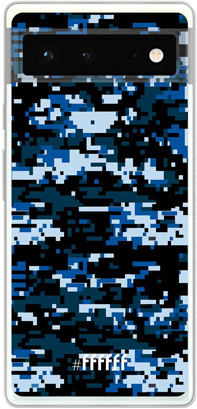 Navy Camouflage Pixel 6