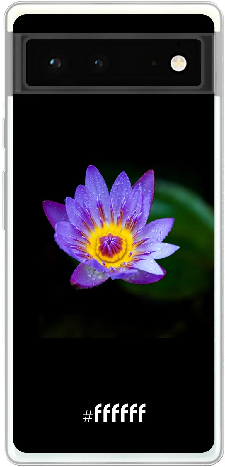 Purple Flower in the Dark Pixel 6