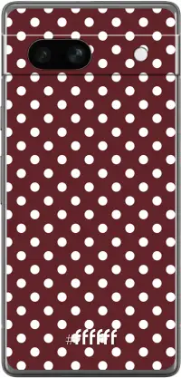 Burgundy Dots Pixel 7a