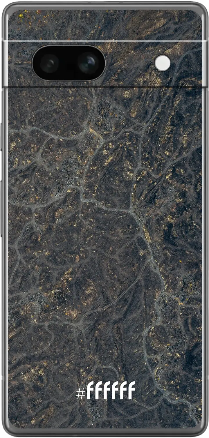 Golden Glitter Marble Pixel 7a