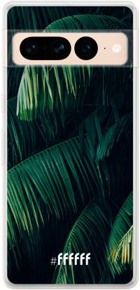 Palm Leaves Dark Pixel 7 Pro