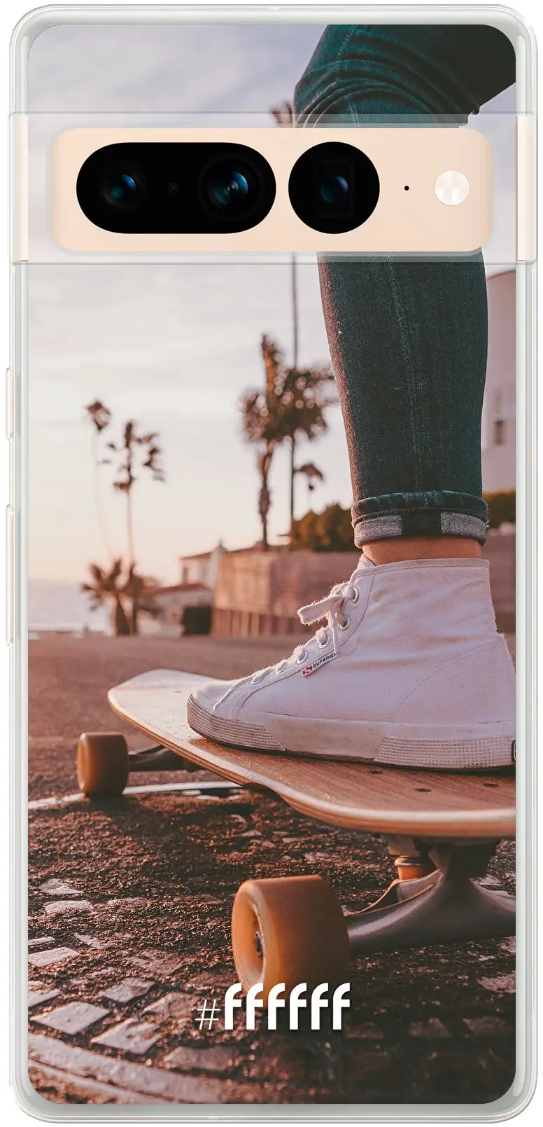 Skateboarding Pixel 7 Pro