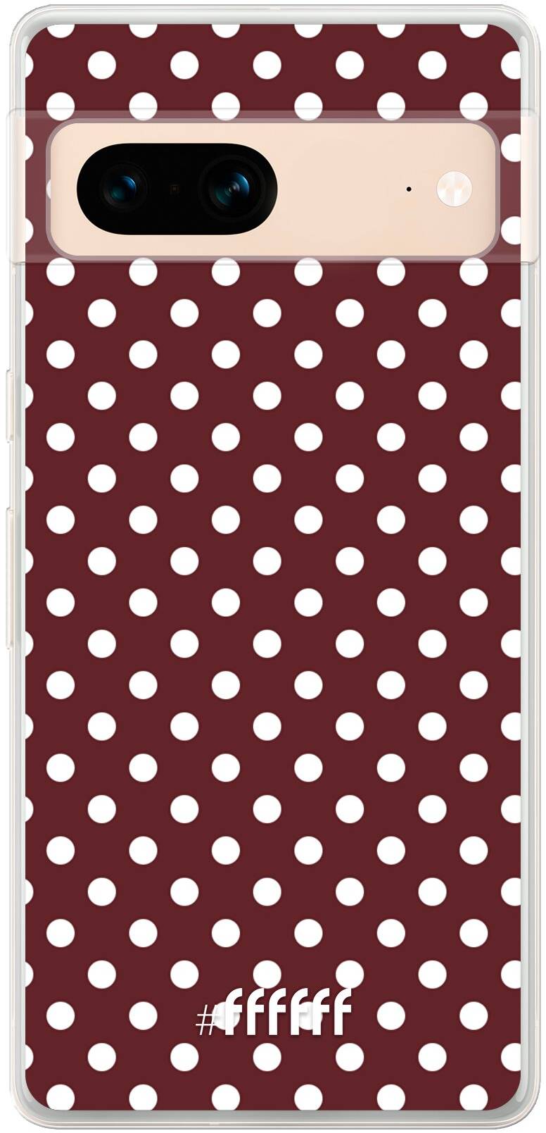 Burgundy Dots Pixel 7