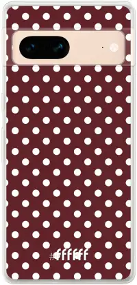 Burgundy Dots Pixel 7