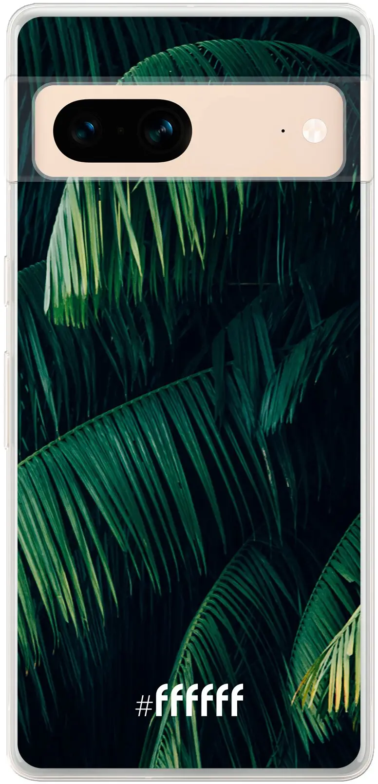 Palm Leaves Dark Pixel 7