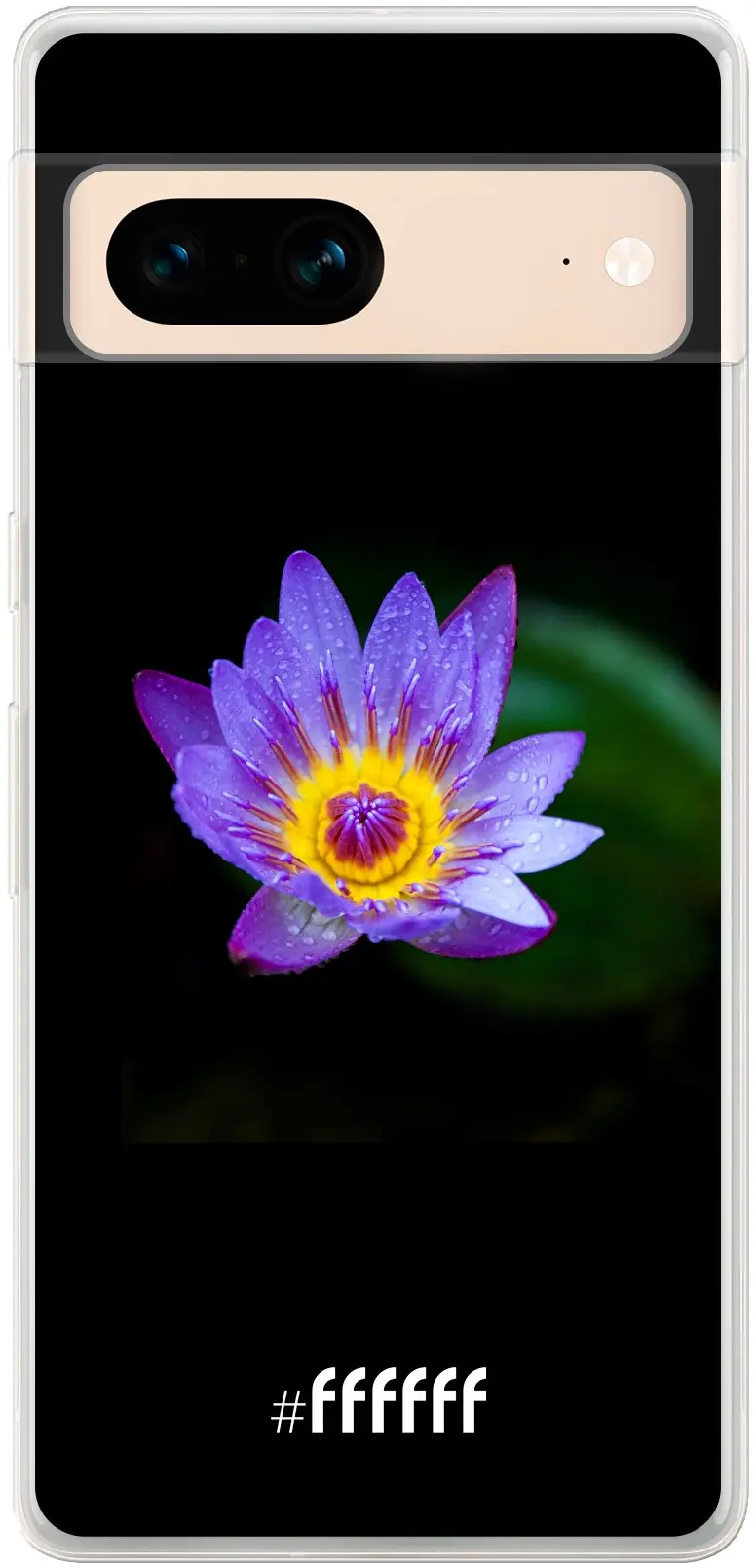 Purple Flower in the Dark Pixel 7