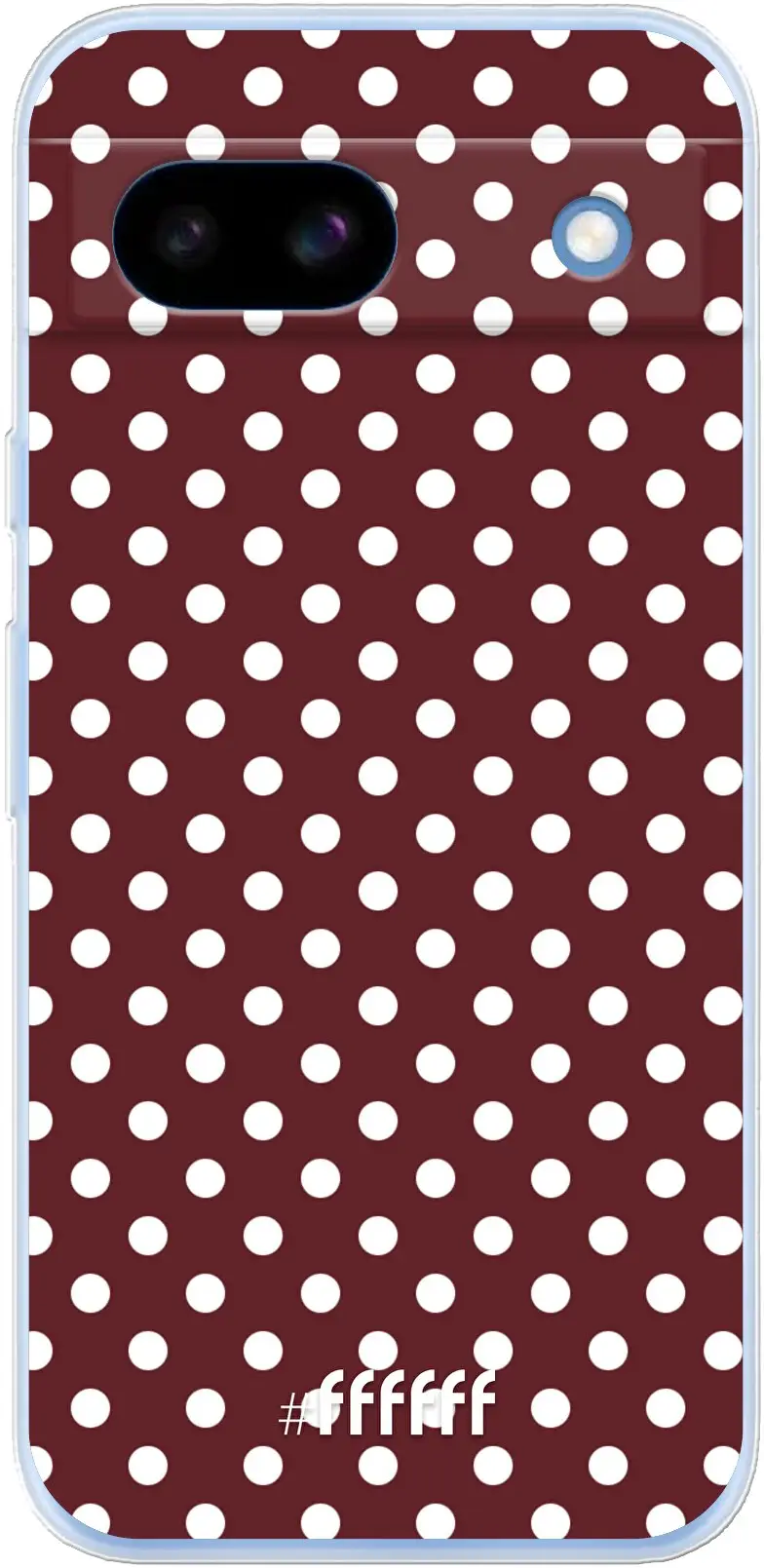 Burgundy Dots Pixel 8a