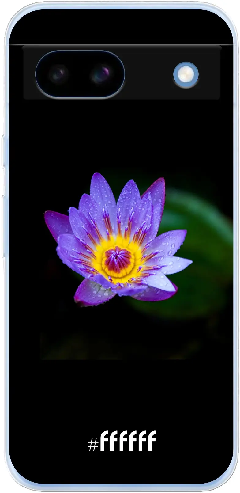 Purple Flower in the Dark Pixel 8a