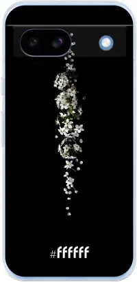 White flowers in the dark Pixel 8a