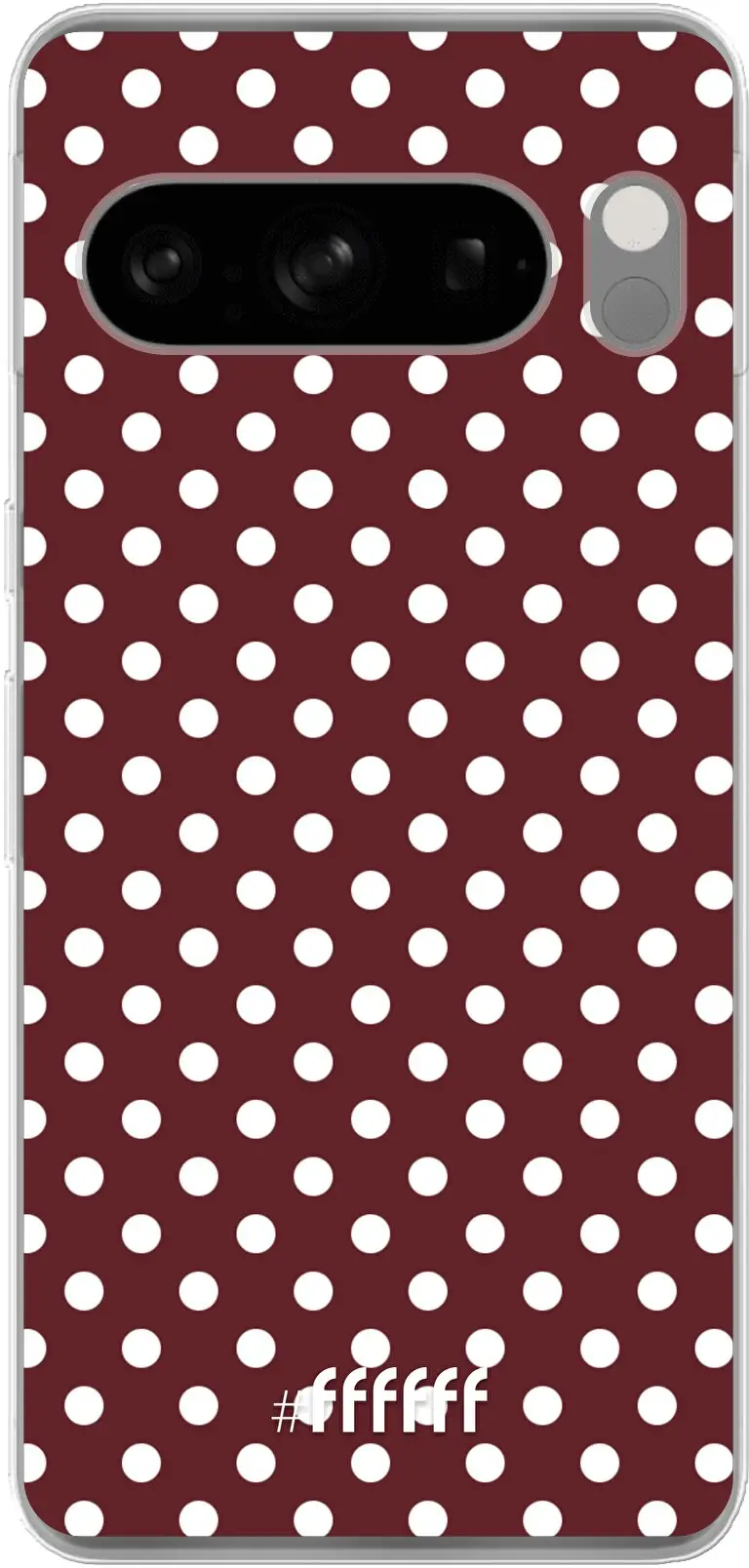 Burgundy Dots Pixel 8 Pro