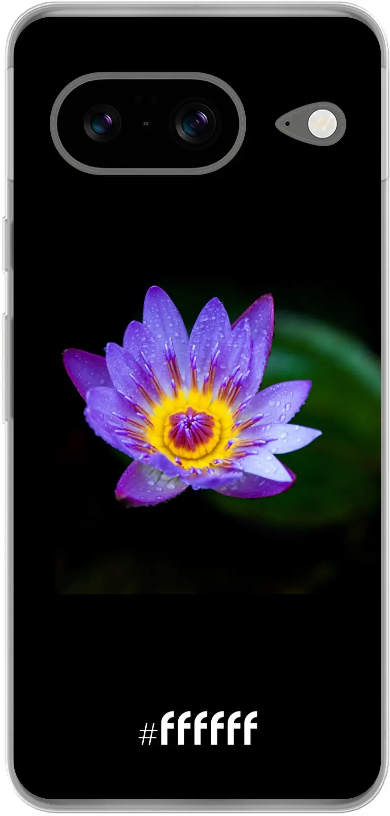 Purple Flower in the Dark Pixel 8