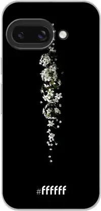 White flowers in the dark Pixel 9A