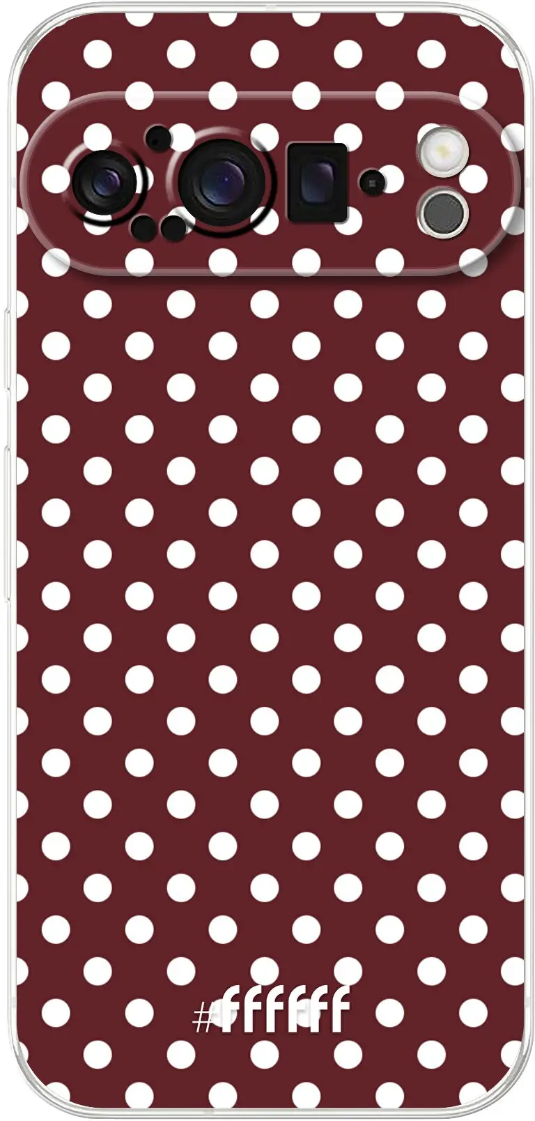 Burgundy Dots Pixel 9 Pro