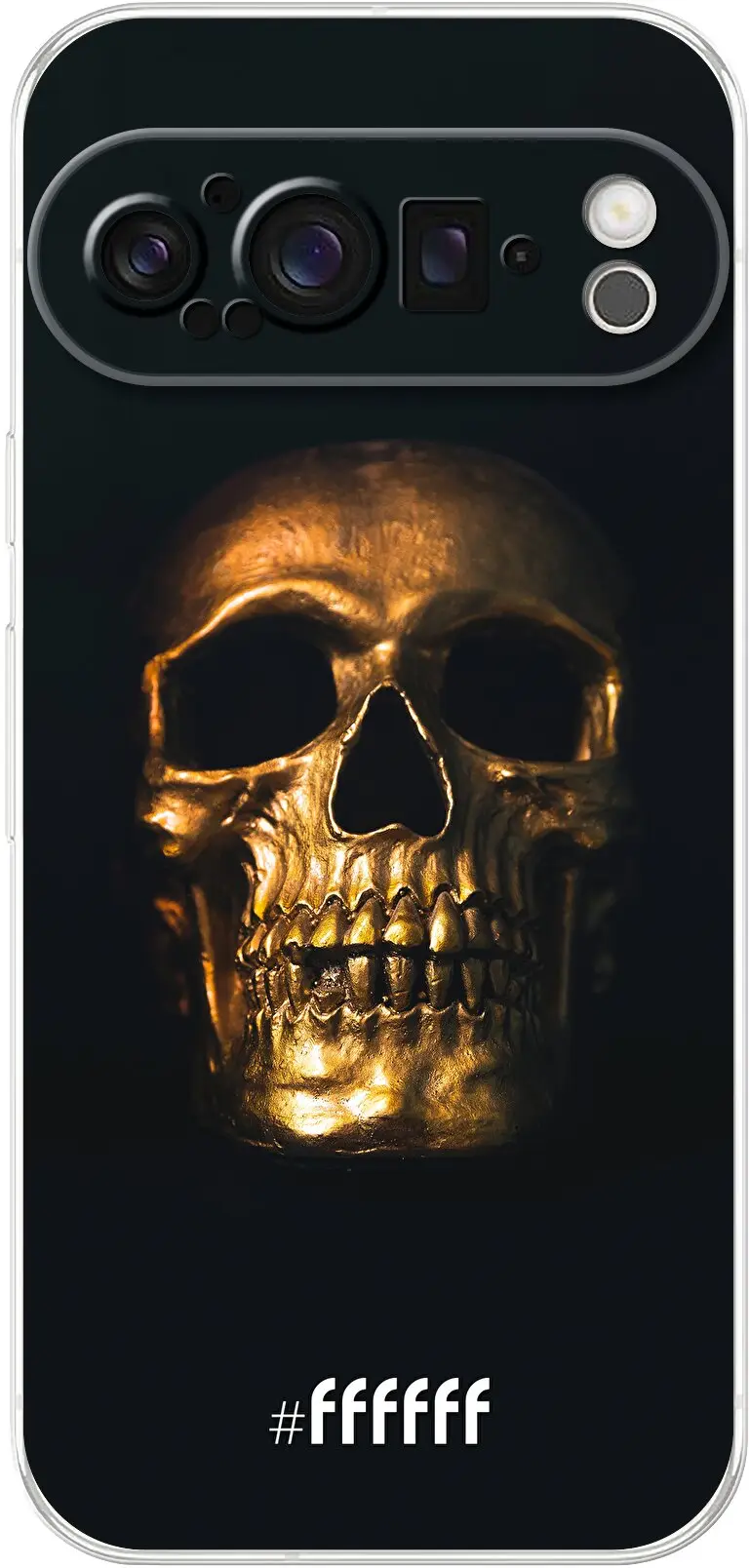 Gold Skull Pixel 9 Pro